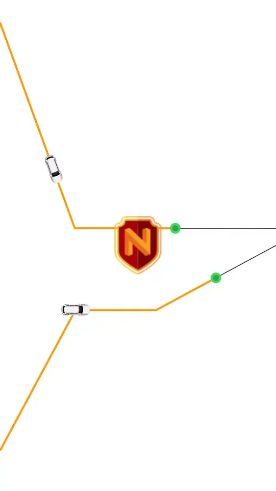 Ảnh chụp màn hình của Nikola Passenger App