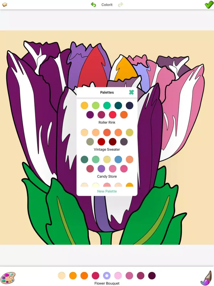 Coloring Book - Chromotherapy iPad  스크린샷