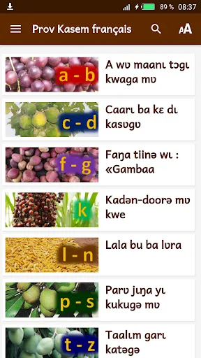 Proverbes kassem français Screenshots
