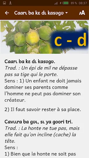 Proverbes kassem français Screenshots