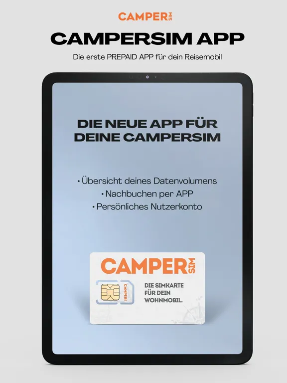 CamperSim iPad  Screenshots