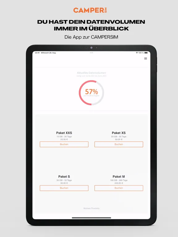 CamperSim iPad  Screenshots