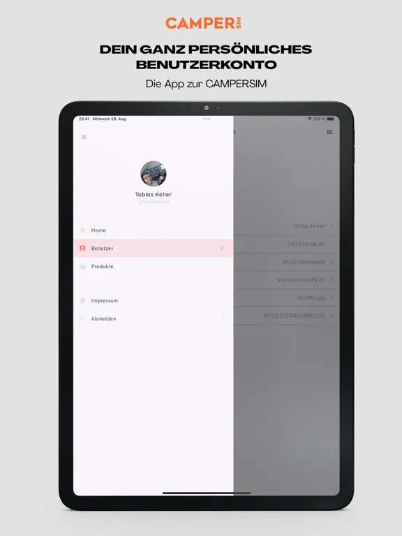 CamperSim iPad  Screenshots
