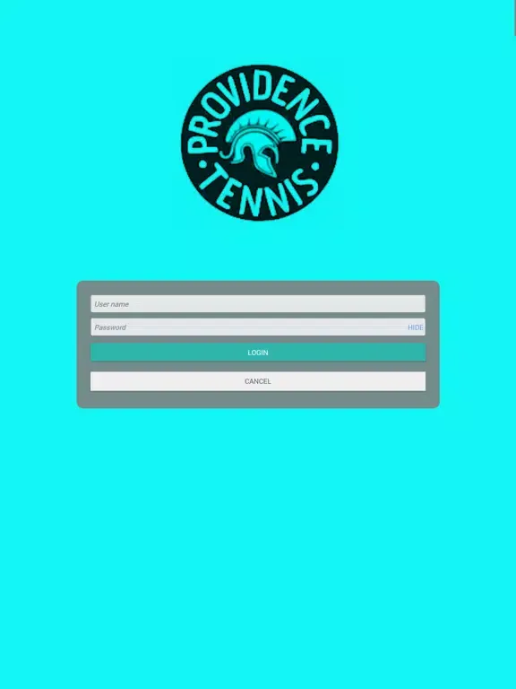 Ảnh chụp màn hình của Providence Tennis Academy iPad 