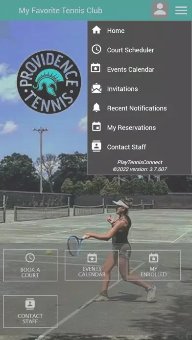 Ảnh chụp màn hình của Providence Tennis Academy