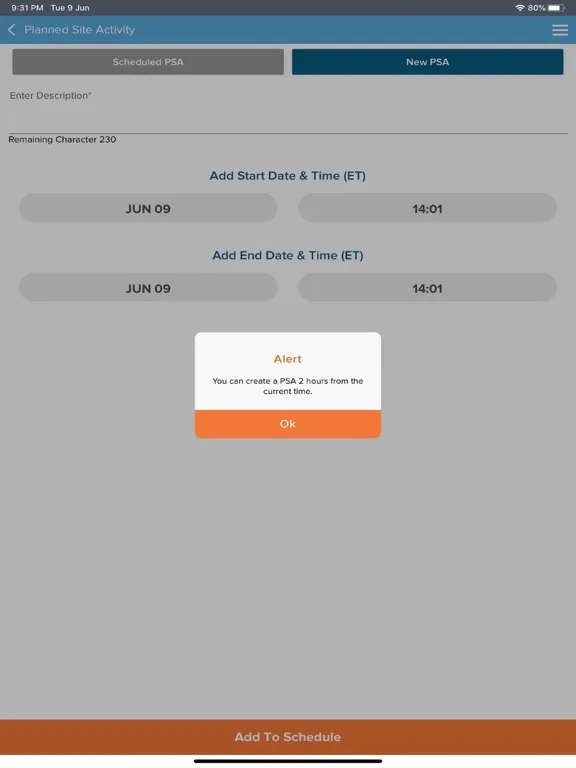 Tangkapan skrin Pro-Vigil iPad 