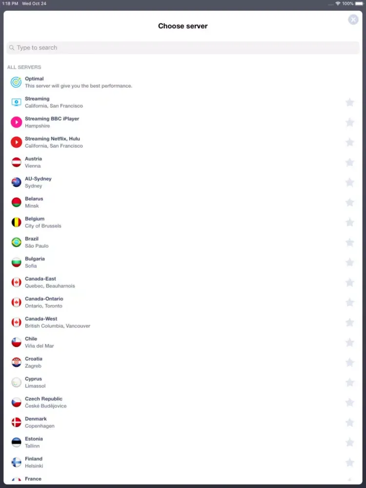 تصاویر ProVPN iPad 