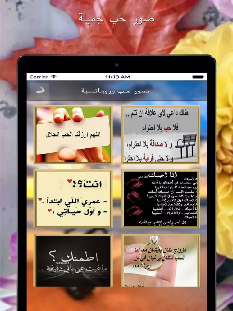 صور حب رومانسية جميلة iPad  Screenshots