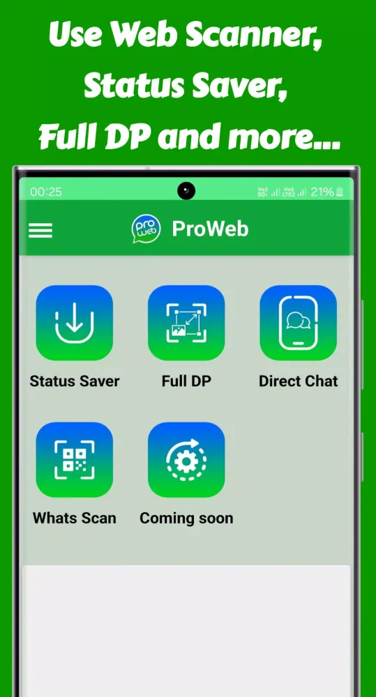 Pro Web - Web Scanner, Full DP Screenshots