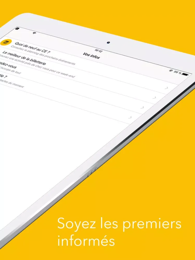 Capturas de pantalla de CE DUP VERTIV FRANCE iPad 