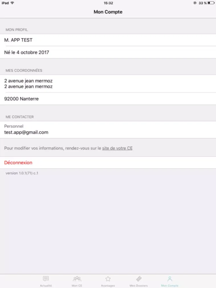 CE SNER iPad  스크린샷