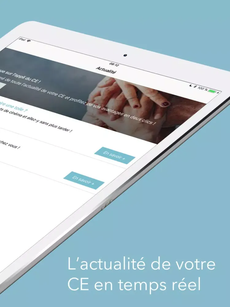 Captures d'écran de CER EGS iPad 