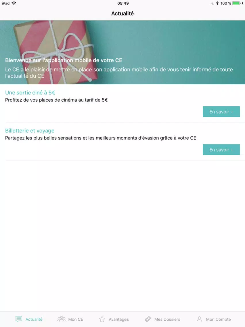 Tangkapan layar CE SEMEA iPad 
