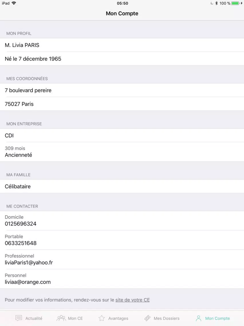 Tangkapan layar CE SEMEA iPad 