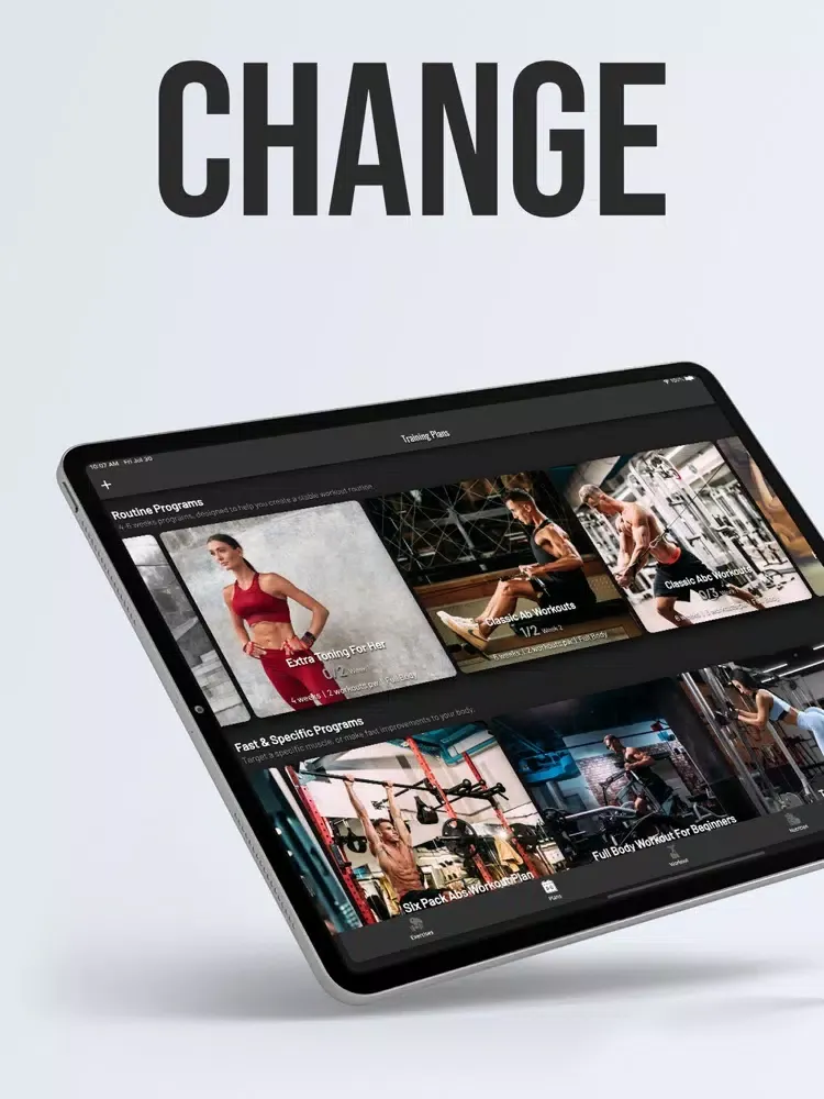 Capturas de pantalla de Pro Workout: Get Fit & Strong iPad 