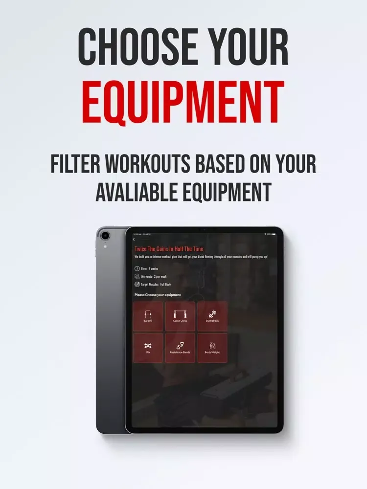 Capturas de pantalla de Pro Workout: Get Fit & Strong iPad 