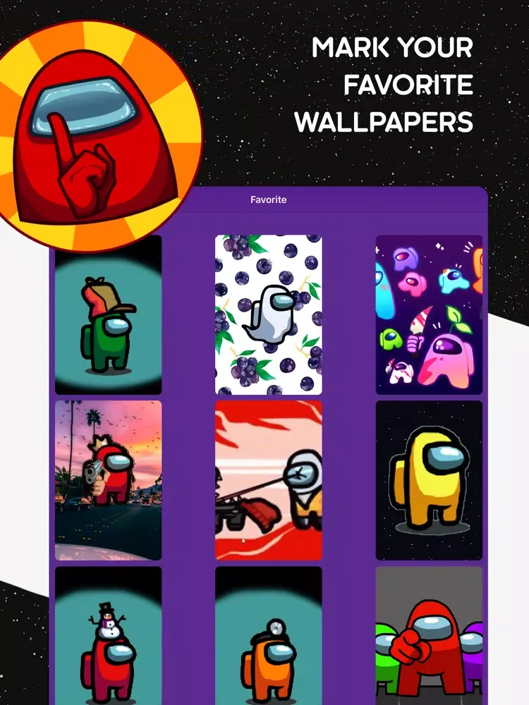 Zrzuty ekranu Among Us Wallpapers iPad 