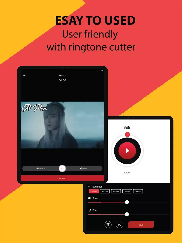 Cool Ringtones - Mp3 Cutter iPad  スクリーンショット