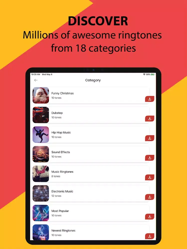Cool Ringtones - Mp3 Cutter iPad  スクリーンショット