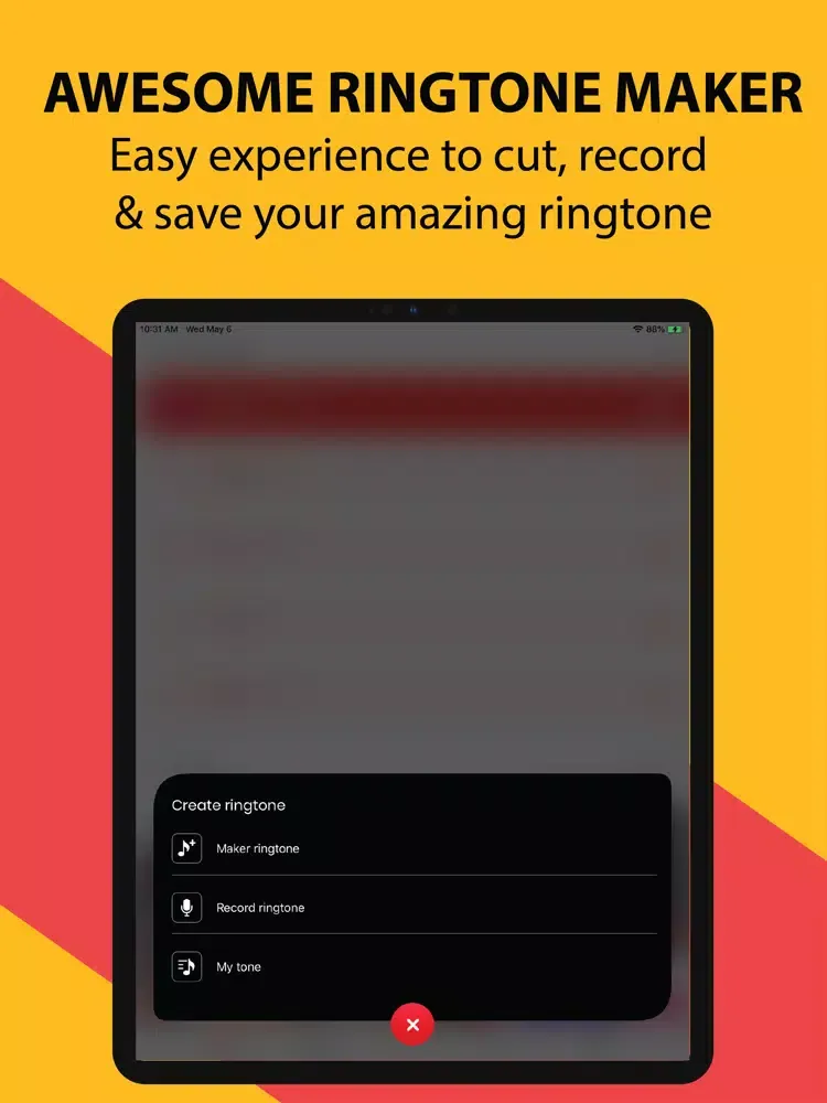 Cool Ringtones - Mp3 Cutter iPad  スクリーンショット