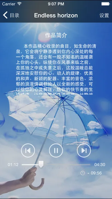 ภาพหน้าจอของ 轻音乐 - 精选纯音乐