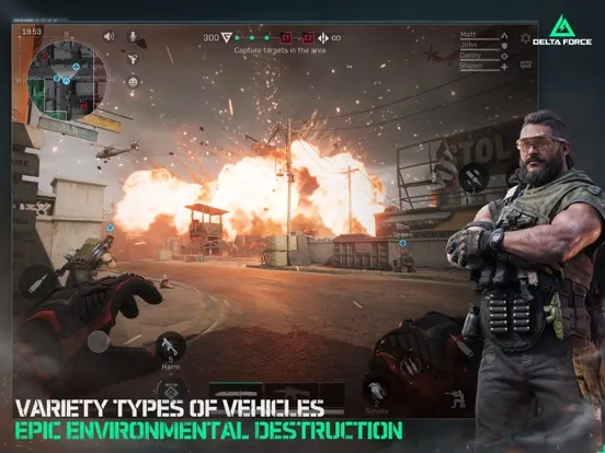 Ảnh chụp màn hình của Delta Force iPad 