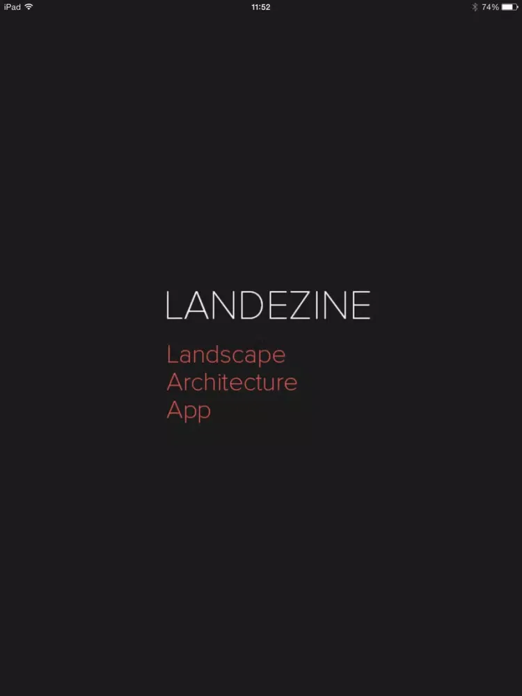 Landezine - Landscape Architecture App iPad  स्क्रीनशॉट