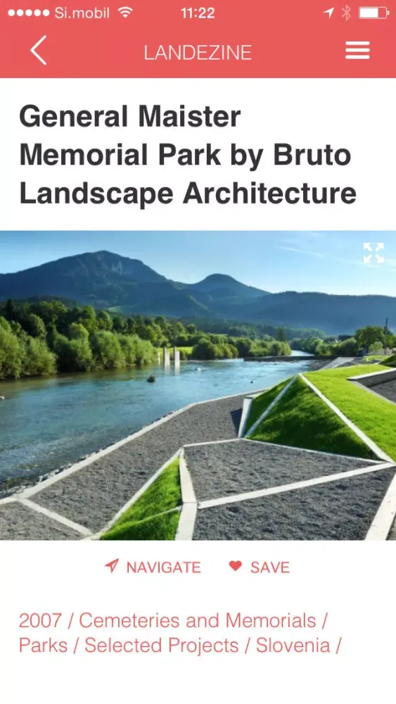 Landezine - Landscape Architecture App स्क्रीनशॉट