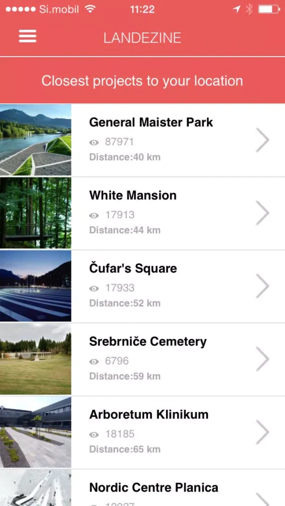 Landezine - Landscape Architecture App स्क्रीनशॉट