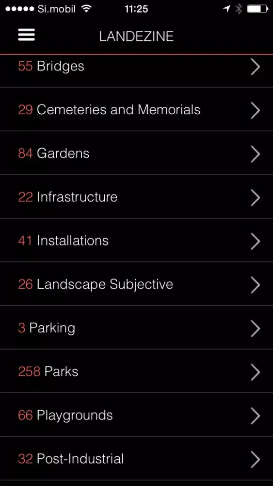 Landezine - Landscape Architecture App स्क्रीनशॉट