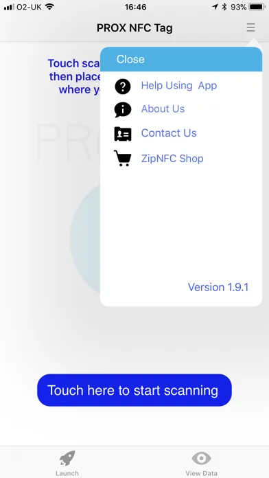 Скриншоты PROX NFC Tag