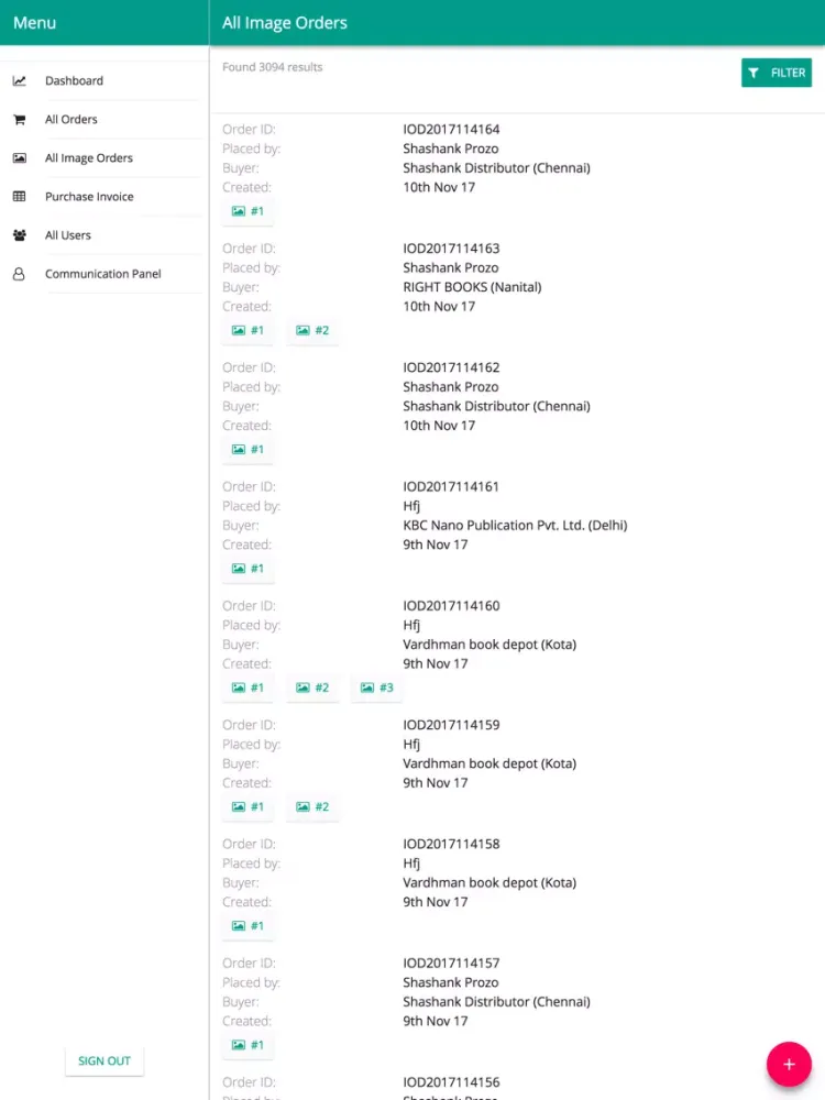 Bookz Admin App iPad 应用截图