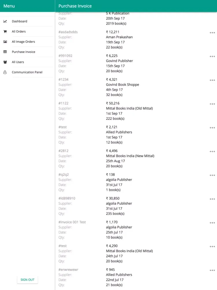 Bookz Admin App iPad 应用截图