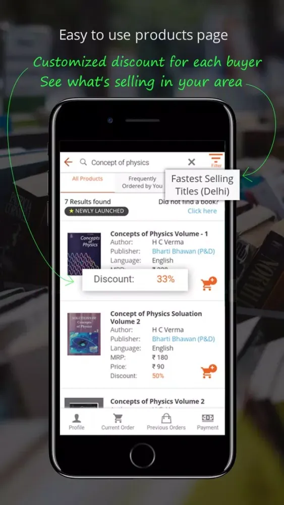 Capturas de tela do The Bookz App