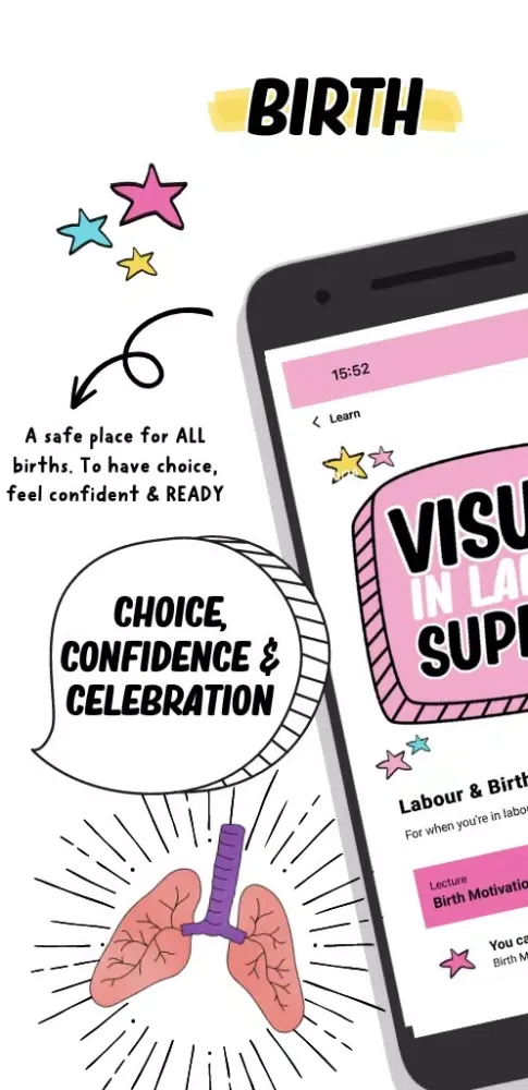 Zrzuty ekranu The Naked Birth App