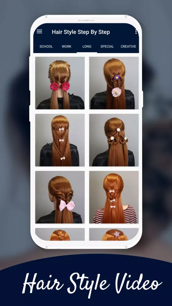 Tangkapan layar Girls Hairstyle Wedding Bridal