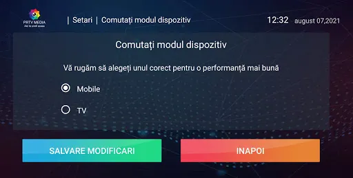 Zrzuty ekranu PRTV MEDIA
