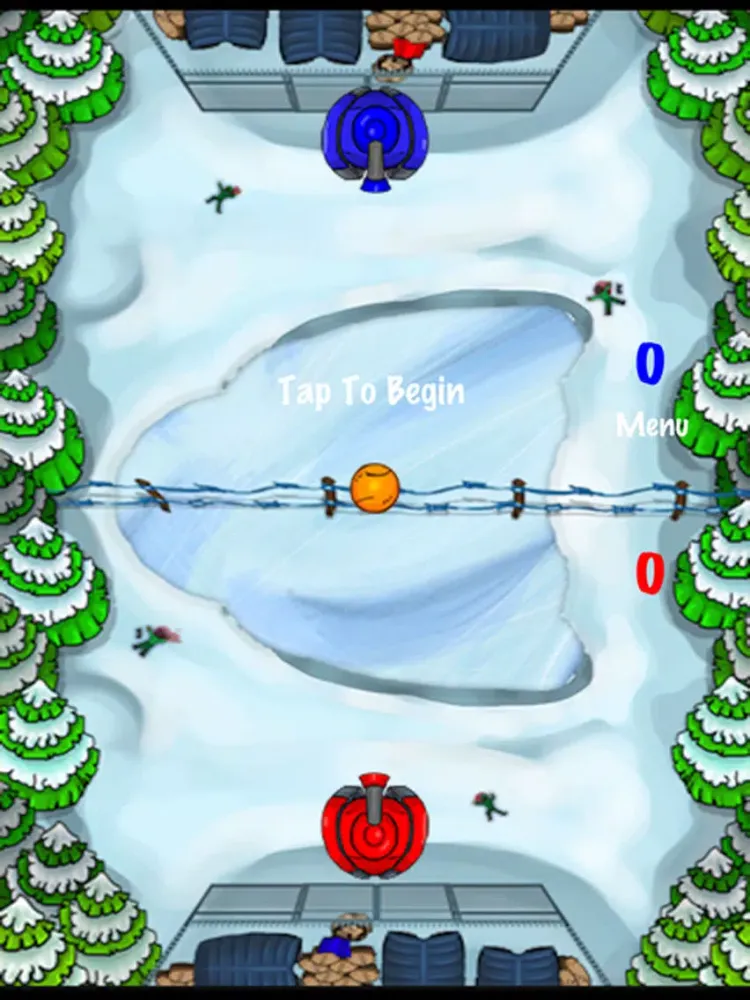 Captures d'écran de Battle Storm Air Hockey Wars Lite iPad 
