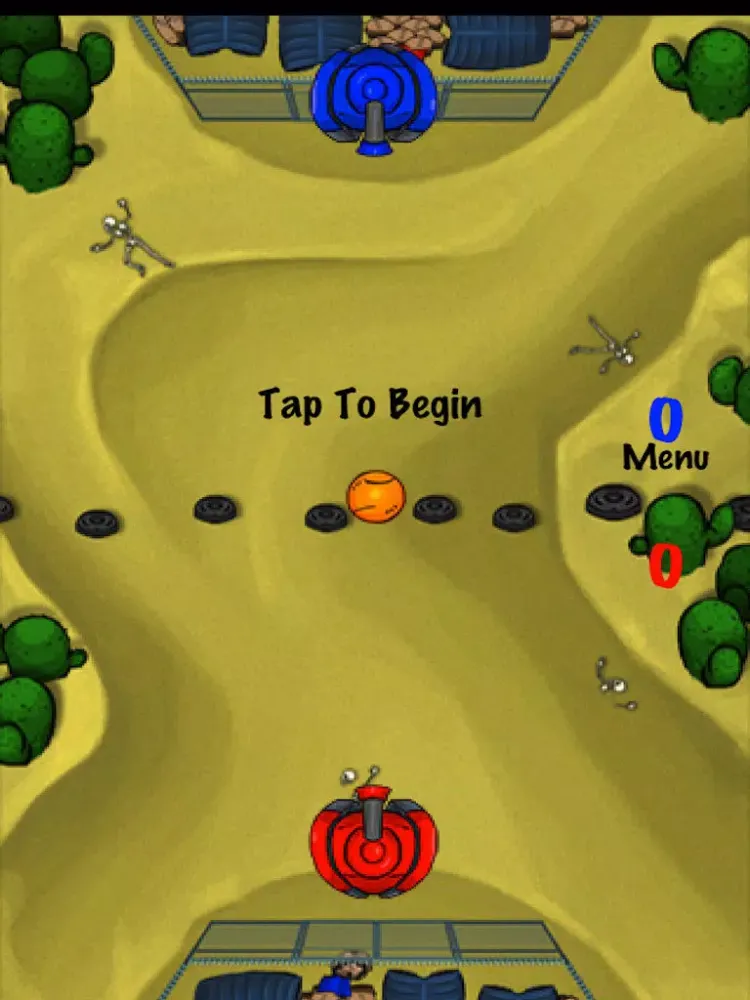 Captures d'écran de Battle Storm Air Hockey Wars Lite iPad 