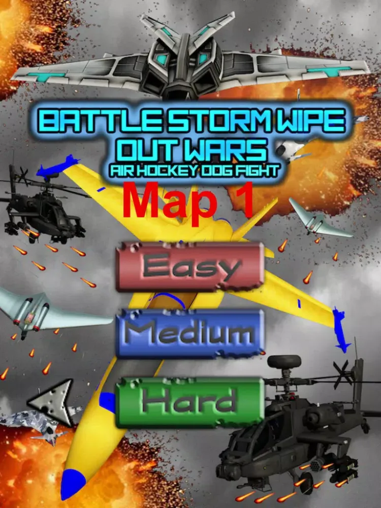 Captures d'écran de Battle Storm Air Hockey Wars Lite iPad 