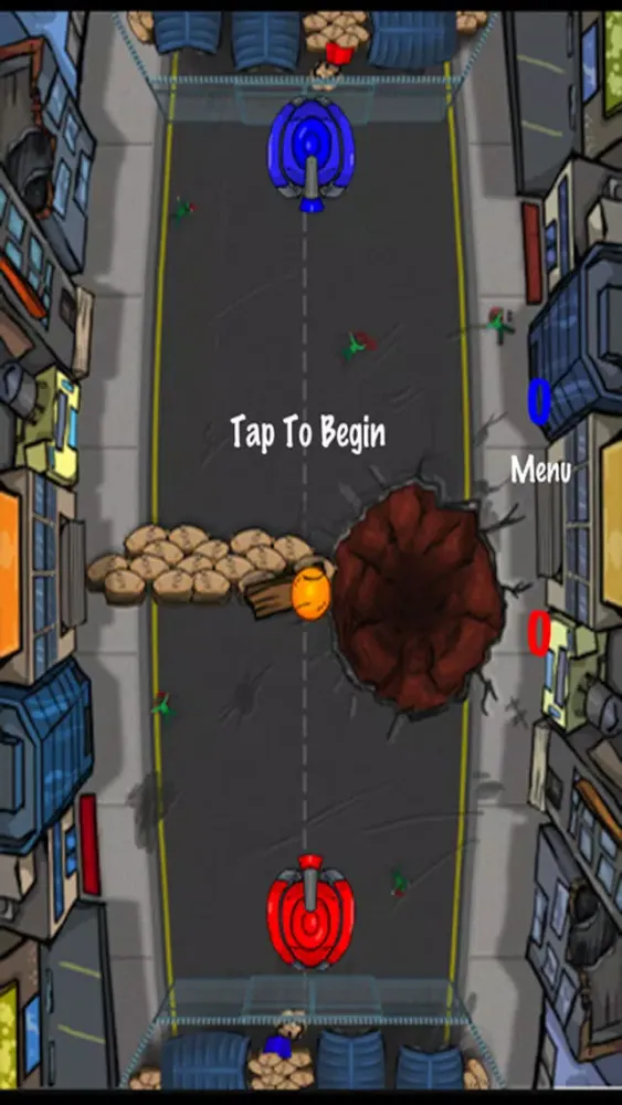 Captures d'écran de Battle Storm Air Hockey Wars Lite