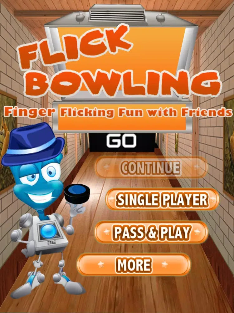 Capturas de pantalla de Flick Bowling Finger Flicking Fun with Friends Lite iPad 
