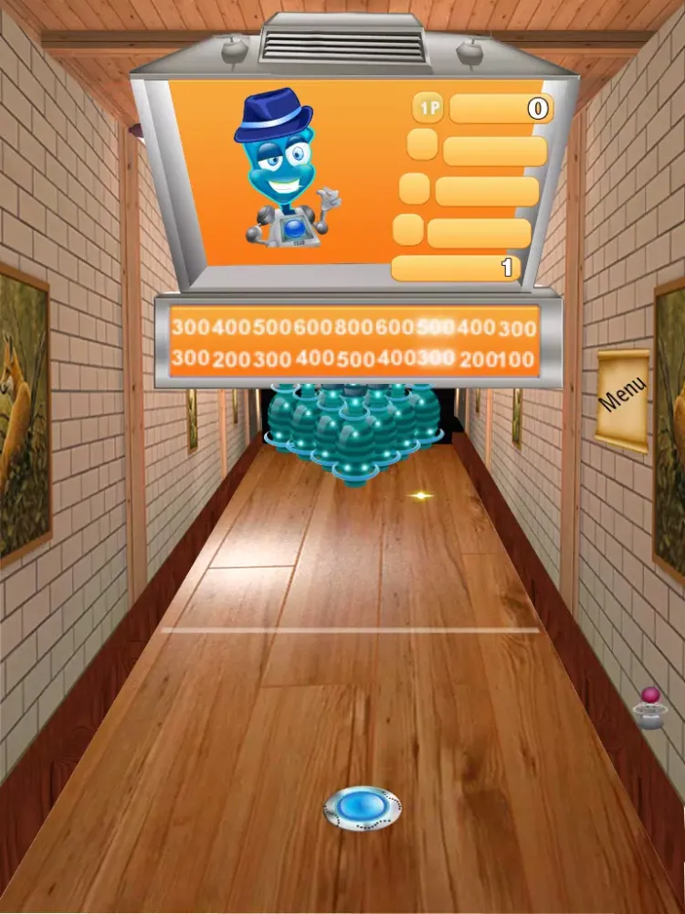Capturas de pantalla de Flick Bowling Finger Flicking Fun with Friends Lite iPad 