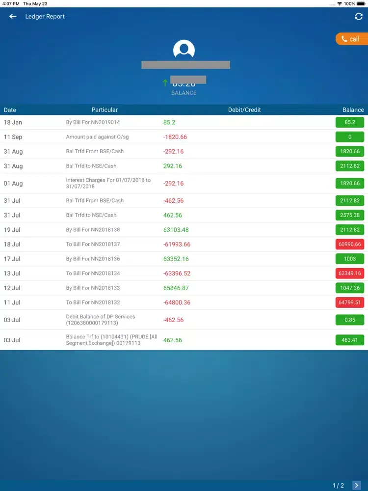 Prudent Broking Desk iPad  Screenshots