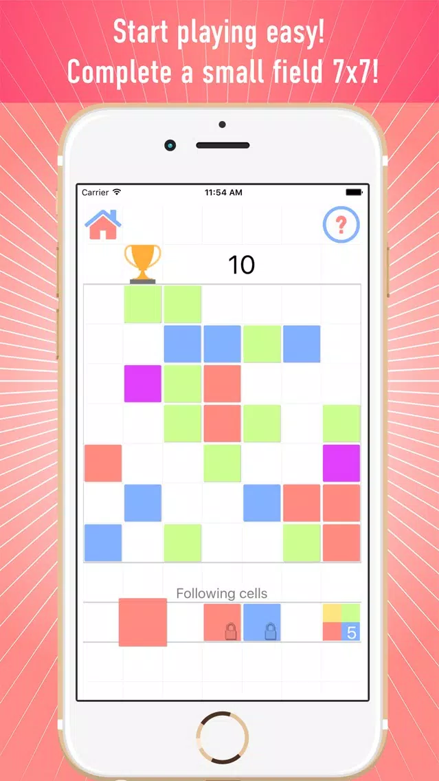 Colored Cells: Magic lines سکرین شاٹس
