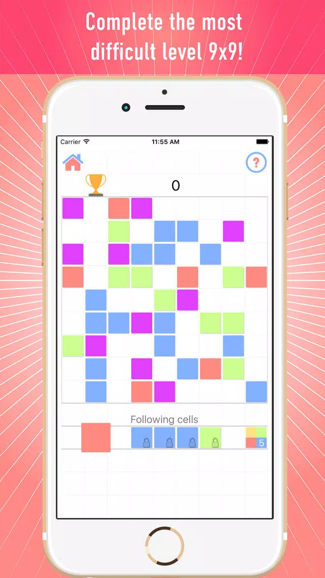 Colored Cells: Magic lines سکرین شاٹس