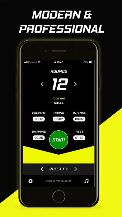 Capturas de tela do JAB - Boxing Interval Timer