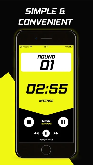 Capturas de tela do JAB - Boxing Interval Timer