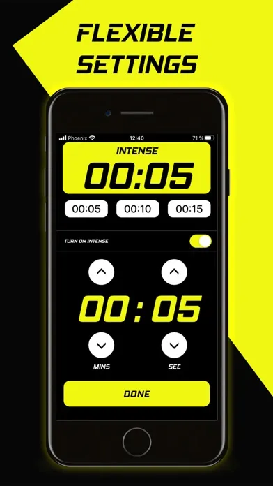 Capturas de tela do JAB - Boxing Interval Timer