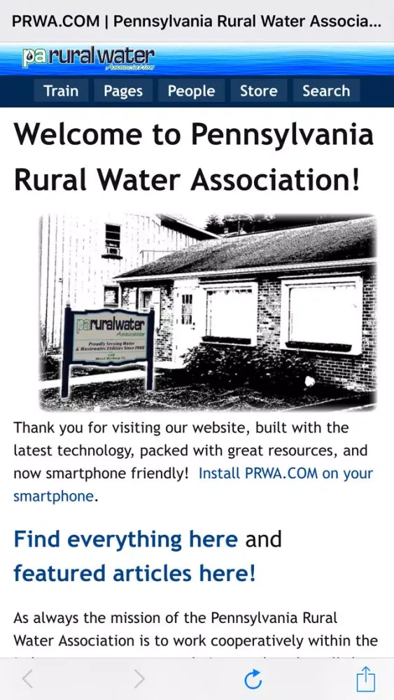 Pennsylvania Rural Water سکرین شاٹس